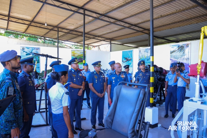 COMMANDER’S INSPECTION AT SLAF TRADE TRAINING SCHOOL EKALA