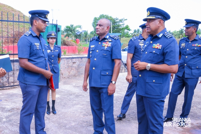 COMMANDER’S INSPECTION AT SLAF TRADE TRAINING SCHOOL EKALA