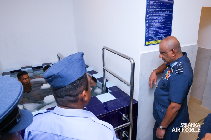 COMMANDER’S INSPECTION AT SLAF TRADE TRAINING SCHOOL EKALA