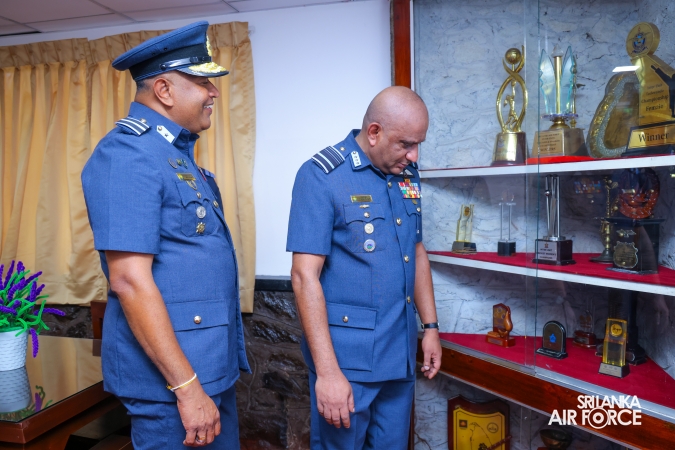 COMMANDER’S INSPECTION AT SLAF TRADE TRAINING SCHOOL EKALA