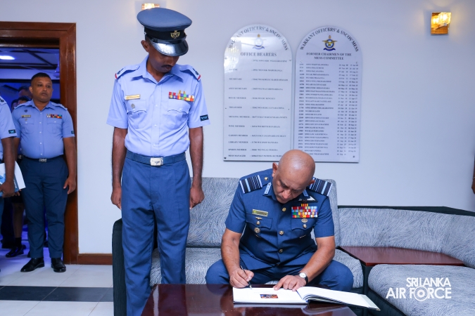 COMMANDER’S INSPECTION AT SLAF TRADE TRAINING SCHOOL EKALA