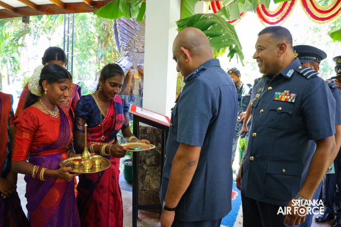COMMANDER’S INSPECTION AT SLAF TRADE TRAINING SCHOOL EKALA