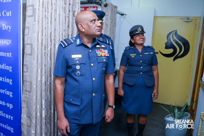 COMMANDER’S INSPECTION AT SLAF TRADE TRAINING SCHOOL EKALA