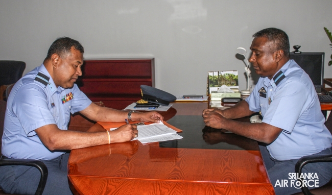 CHANGE OF COMMAND AT SLAF TRADE TRAINING SCHOOL, EKALA