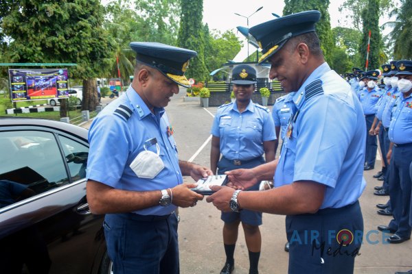 CHANGE OF COMMAND AT SLAF TRADE TRAINING SCHOOL, EKALA