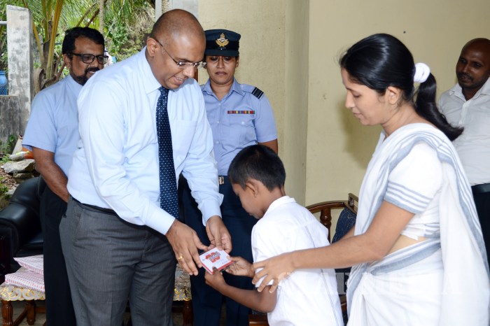 Late Warrant Officer Yaparatne Appreciated