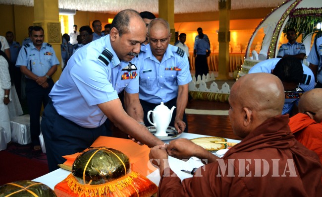 Annual ‘Pirith Chanting’ Ceremony of SLAF TTS Ekala