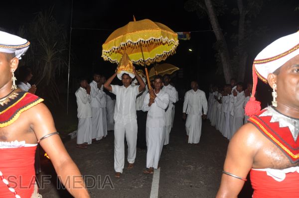 All Night Pirith Chanting and Alms Giving at Air Force Ekala