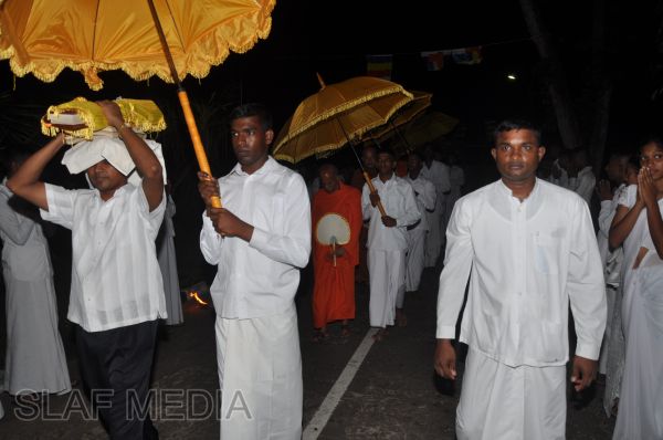 All Night Pirith Chanting and Alms Giving at Air Force Ekala