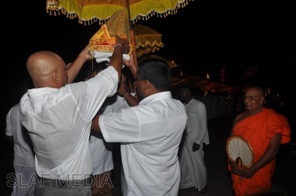 All Night Pirith Chanting and Alms Giving at Air Force Ekala