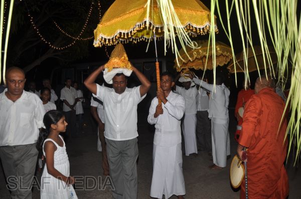 All Night Pirith Chanting and Alms Giving at Air Force Ekala