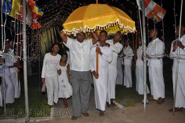 All Night Pirith Chanting and Alms Giving at Air Force Ekala