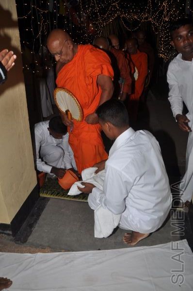 All Night Pirith Chanting and Alms Giving at Air Force Ekala