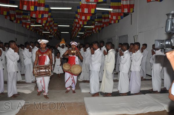 All Night Pirith Chanting and Alms Giving at Air Force Ekala