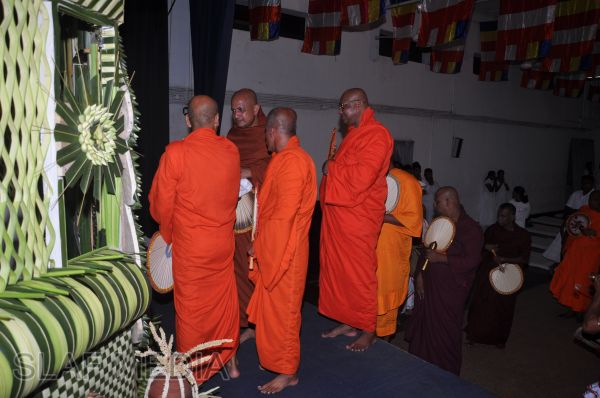 All Night Pirith Chanting and Alms Giving at Air Force Ekala
