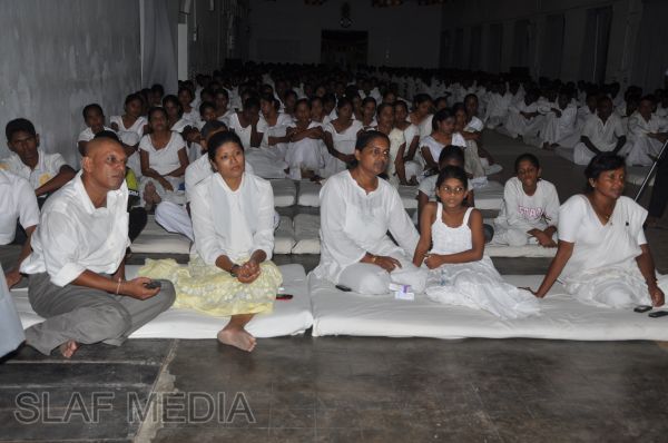 All Night Pirith Chanting and Alms Giving at Air Force Ekala