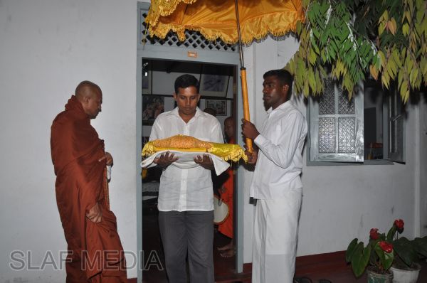All Night Pirith Chanting and Alms Giving at Air Force Ekala