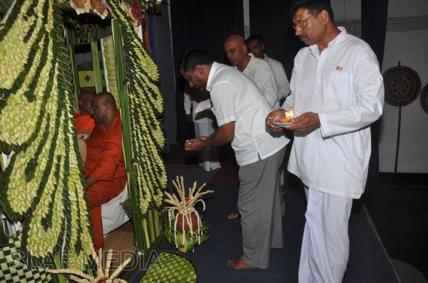 All Night Pirith Chanting and Alms Giving at Air Force Ekala