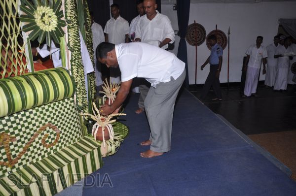 All Night Pirith Chanting and Alms Giving at Air Force Ekala