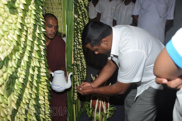 All Night Pirith Chanting and Alms Giving at Air Force Ekala