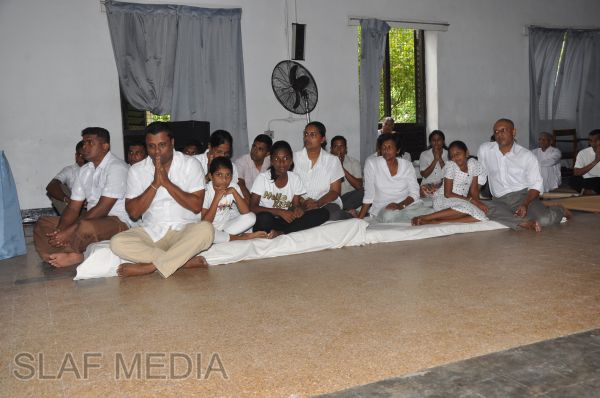 All Night Pirith Chanting and Alms Giving at Air Force Ekala