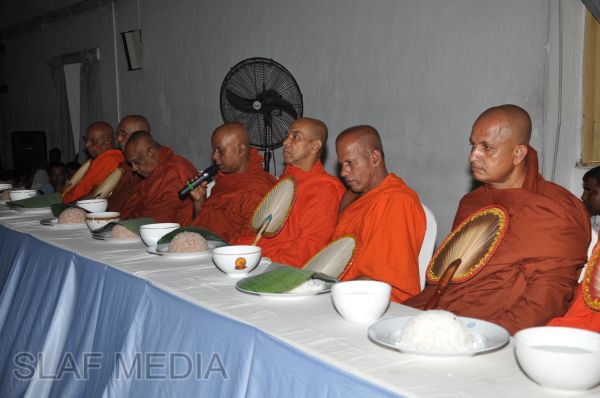 All Night Pirith Chanting and Alms Giving at Air Force Ekala