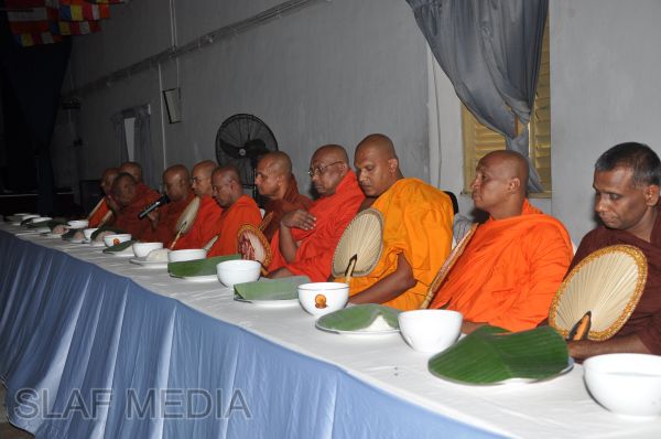 All Night Pirith Chanting and Alms Giving at Air Force Ekala