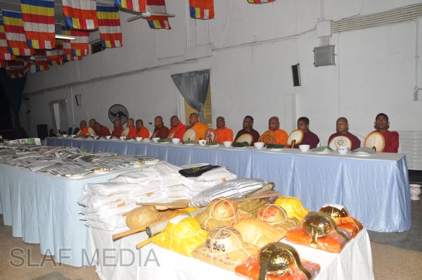 All Night Pirith Chanting and Alms Giving at Air Force Ekala