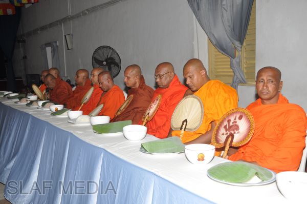 All Night Pirith Chanting and Alms Giving at Air Force Ekala