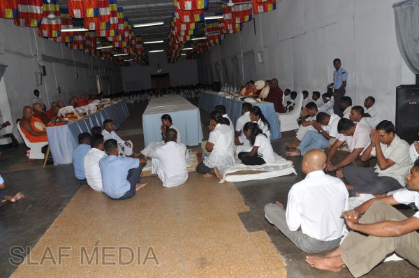 All Night Pirith Chanting and Alms Giving at Air Force Ekala
