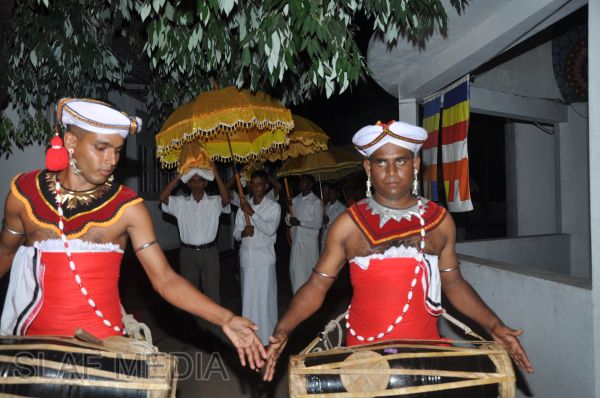 All Night Pirith Chanting and Alms Giving at Air Force Ekala