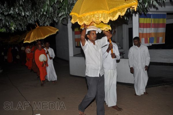 All Night Pirith Chanting and Alms Giving at Air Force Ekala