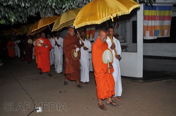All Night Pirith Chanting and Alms Giving at Air Force Ekala