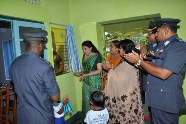 Opening of the SLAF International Pre-SchoolSLAF Station Ekala