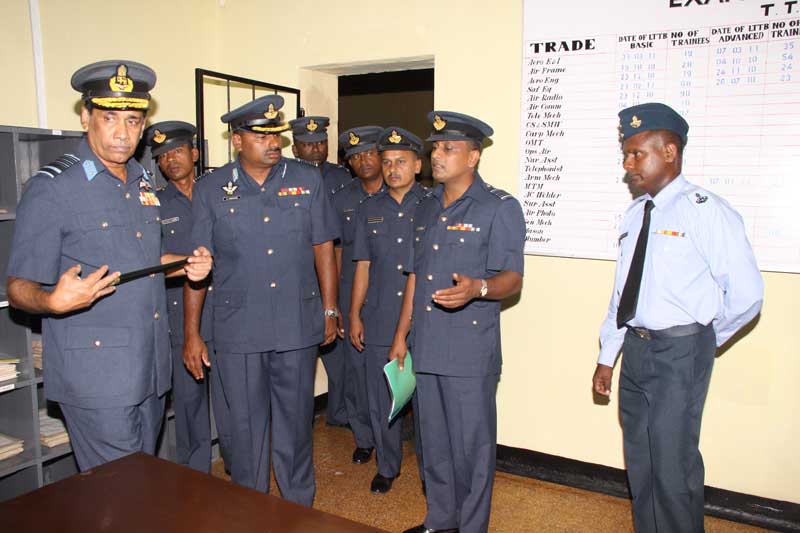 ගුවන් හමුදාපතිතුමාගේ වාර්ෂික පරීක්ෂණය- ශ්රී ලංකා ගුවන් හමුදා කදවුර ඒකල