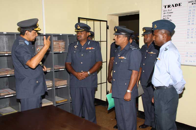 ගුවන් හමුදාපතිතුමාගේ වාර්ෂික පරීක්ෂණය- ශ්රී ලංකා ගුවන් හමුදා කදවුර ඒකල