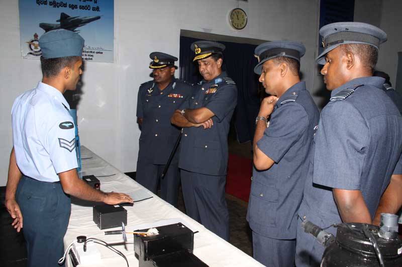 ගුවන් හමුදාපතිතුමාගේ වාර්ෂික පරීක්ෂණය- ශ්රී ලංකා ගුවන් හමුදා කදවුර ඒකල