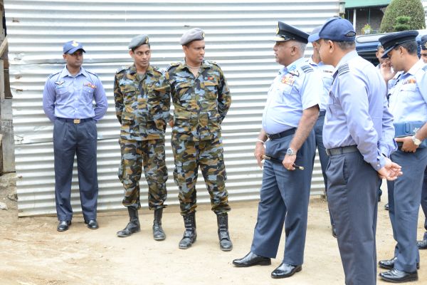 Commander Inspects Queen Elizabeth Plaza Shopping Complex at Nuwara Eliya