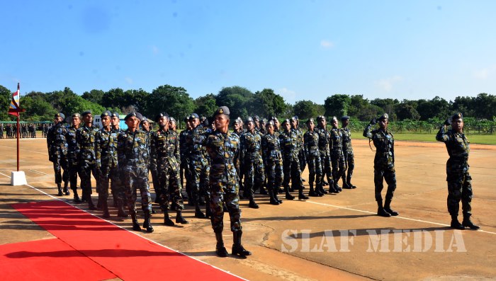 Badge Awarding Ceremony of EOD Basic Courses SLAF Station Palavi