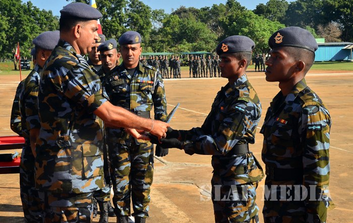 Badge Awarding Ceremony of EOD Basic Courses SLAF Station Palavi
