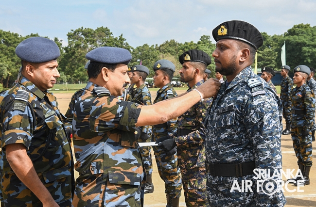 EOD BADGE AWARDING CEREMONY HELD AT SLAF STATION PALAVI