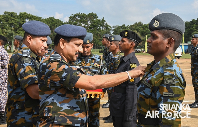 EOD BADGE AWARDING CEREMONY HELD AT SLAF STATION PALAVI