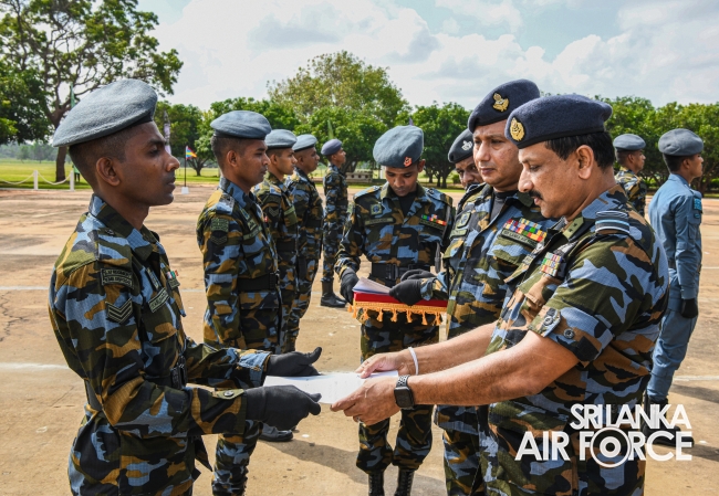 EOD BADGE AWARDING CEREMONY HELD AT SLAF STATION PALAVI