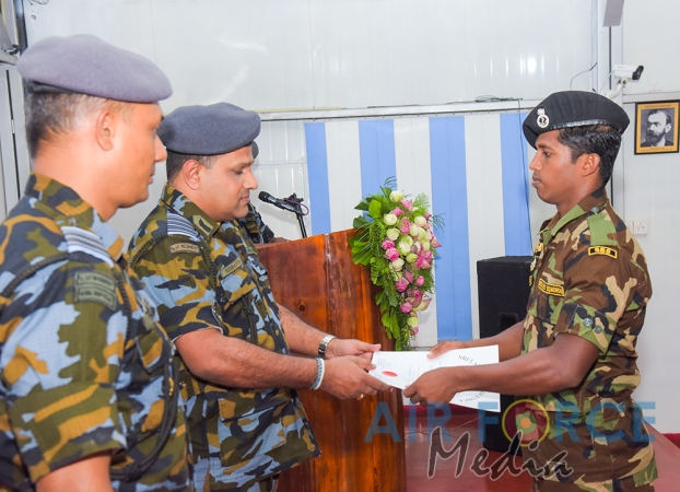 EOD Badge Awarding Ceremony at SLAF Station Palavi