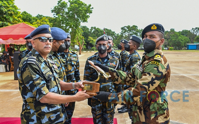 EOD BADGE AWARDING CEREMONY AT SLAF STATION PALAVI