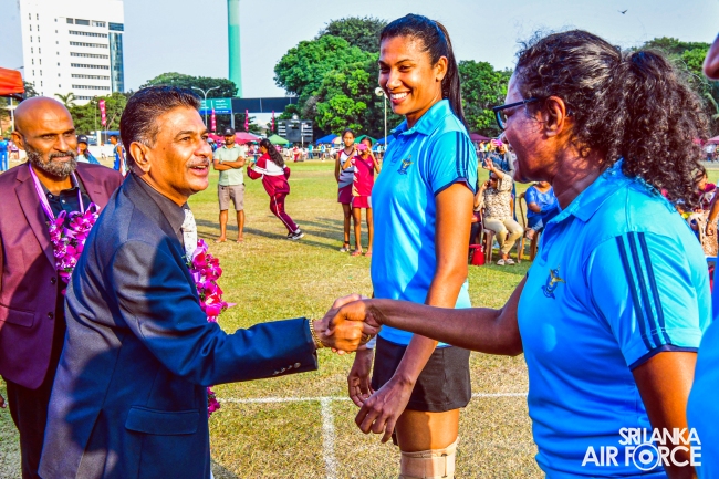 SLAF NETBALL PLAYERS TITLED THE WOMEN’S ‘A’ DIVISION EVA ALL
ISLAND NETBALL CHAMPIONSHIP