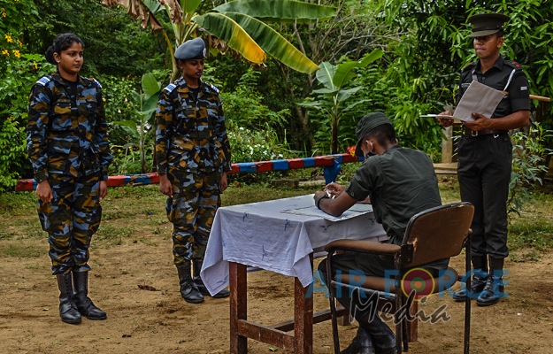 SLAF
REGIMENT OFFICER CADETS TAKE PART IN A JOINT EXERCISE WITH SL ARMY
OFFICER CADETS
