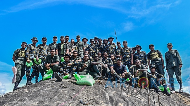 SLAF
REGIMENT OFFICER CADETS TAKE PART IN A JOINT EXERCISE WITH SL ARMY
OFFICER CADETS