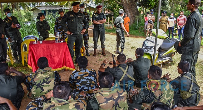 SLAF
REGIMENT OFFICER CADETS TAKE PART IN A JOINT EXERCISE WITH SL ARMY
OFFICER CADETS