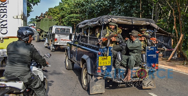 SLAF
REGIMENT OFFICER CADETS TAKE PART IN A JOINT EXERCISE WITH SL ARMY
OFFICER CADETS